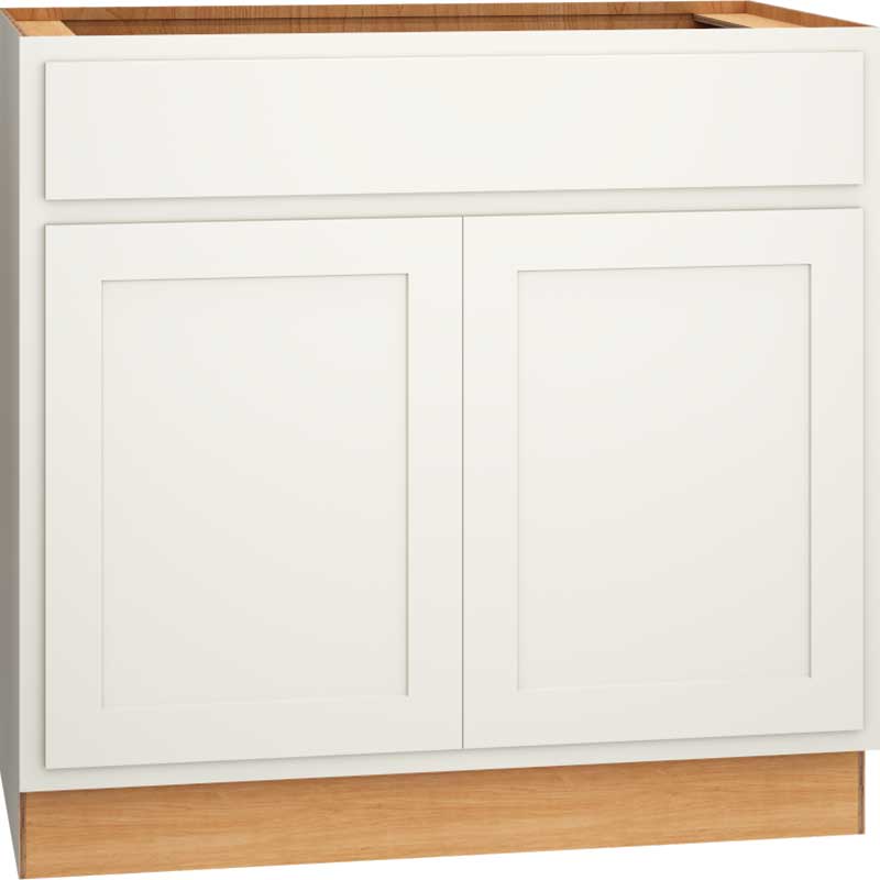 Vanity Sink Base Cabinet in Classic Snow