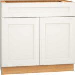 Vanity Sink Base Cabinet in Spectra Snow