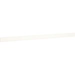 96 Inch Straight Valance Baseboard in Snow Finish