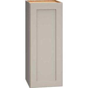 12 Inch Width by 30 Inch Wall Cabinet with Single Door in Omni Door Style with Mineral Finish