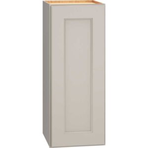 12 Inch Width by 30 Inch Wall Cabinet with Single Door in Spectra Door Style with Mineral Finish