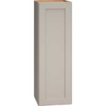 12 Inch by 36 Inch Wall Cabinet with Single Door in Omni Door Style with Mineral Finish