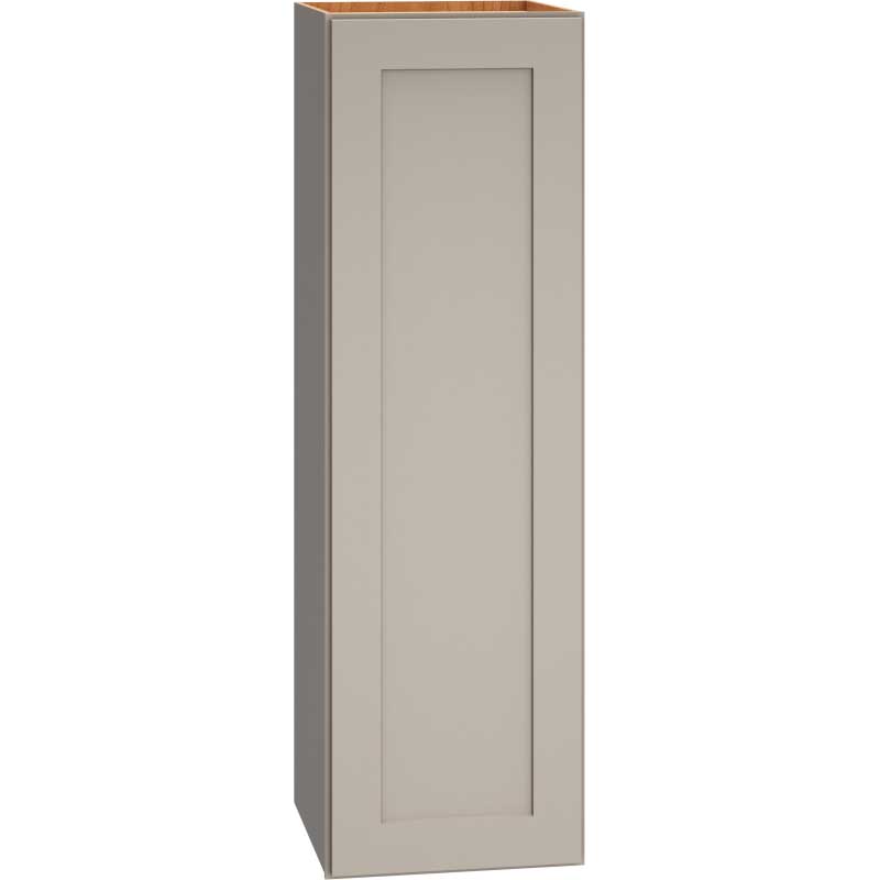 12 Inch by 39 Inch Wall Cabinet with Single Door in Omni Door Style with Mineral Finish