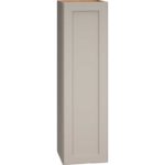 12 Inch by 42 Inch Wall Cabinet with Single Door in Omni Door Style with Mineral Finish