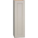 12 Inch by 42 Inch Wall Cabinet with Single Door in Spectra Door Style with Mineral Finish