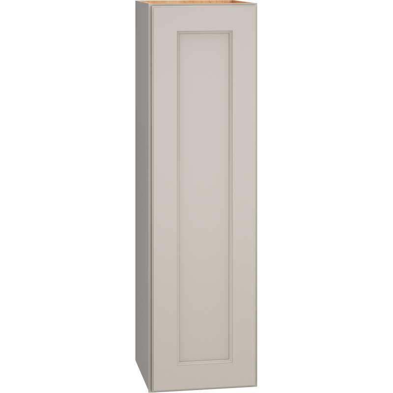 12 Inch by 42 Inch Wall Cabinet with Single Door in Spectra Door Style with Mineral Finish