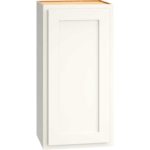 Wall Cabinet with Single Door in Classic Snow