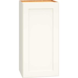 Wall Cabinet with Single Door in Omni Snow