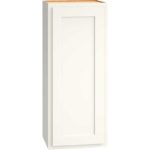 Wall Cabinet with Single Door in Classic Snow
