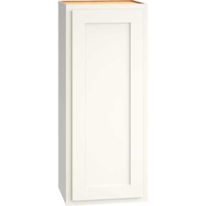 Wall Cabinet with Single Door in Classic Snow
