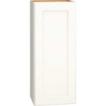 Wall Cabinet with Single Door in Spectra Snow