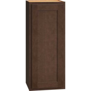 Wall Cabinet with Single Door in Classic Bark