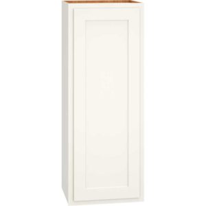 Wall Cabinet with Single Door in Classic Snow
