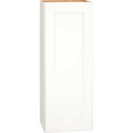 Wall Cabinet with Single Door in Spectra Snow