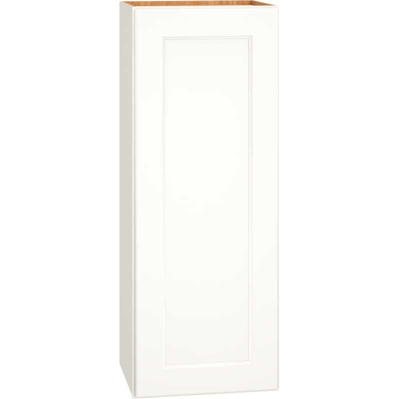 Wall Cabinet with Single Door in Spectra Snow