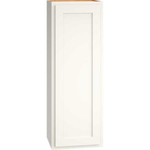 Wall Cabinet with Single Door in Classic Snow