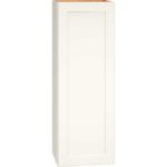Wall Cabinet with Single Door in Omni Snow