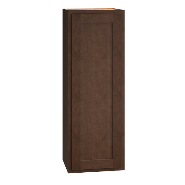 Wall Cabinet with Single Door in Classic Bark