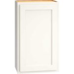 Wall Cabinet with Single Door in Classic Snow