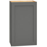 Wall Cabinet with Single Door in Omni Graphite