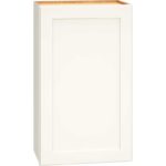 Wall Cabinet with Single Door in Omni Snow