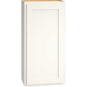 Wall Cabinet with Single Door in Classic Snow