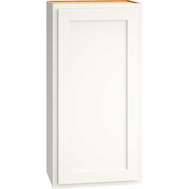 Wall Cabinet with Single Door in Classic Snow