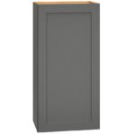 Wall Cabinet with Single Door in Omni Graphite