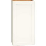 Wall Cabinet with Single Door in Omni Snow