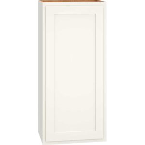 Wall Cabinet with Single Door in Classic Snow