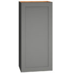 Wall Cabinet with Single Door in Omni Graphite