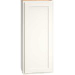 Wall Cabinet with Single Door in Classic Snow