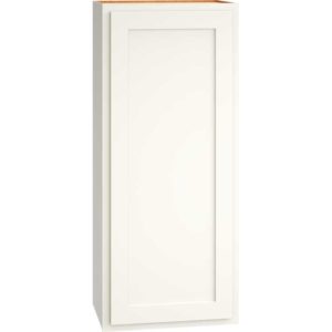 Wall Cabinet with Single Door in Classic Snow