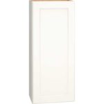 Wall Cabinet with Single Door in Spectra Snow