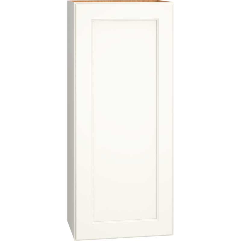 Wall Cabinet with Single Door in Spectra Snow