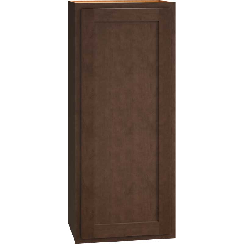 Wall Cabinet with Single Door in Classic Bark