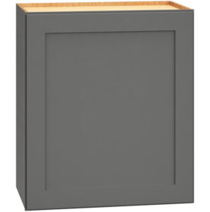 Wall Cabinet with Single Door in Omni Graphite