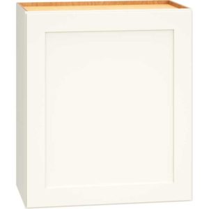Wall Cabinet with Single Door in Omni Snow