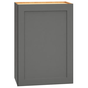 Mantra Cabinets SKU Number W2130R - 21″ x 30″ Wall Cabinet in an Omni Door Style with a Single Door & Graphite Finish