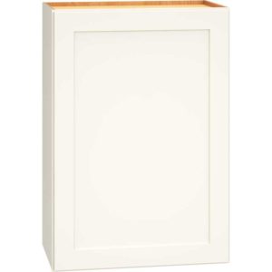 Mantra Cabinets SKU Number W2130R - 21″ x 30″ Wall Cabinet in an Omni Door Style with a Single Door & Snow Finish
