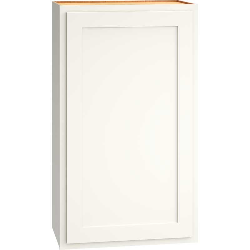 Wall Cabinet with Single Door in Classic Snow