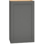 Wall Cabinet with Single Door in Omni Graphite