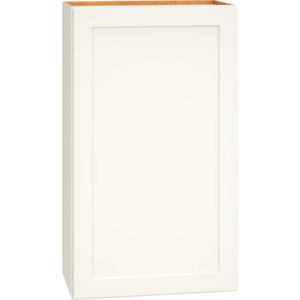 Wall Cabinet with Single Door in Omni Snow