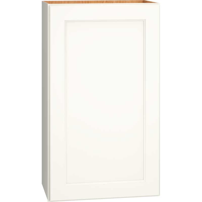 Wall Cabinet with Single Door in Spectra Snow