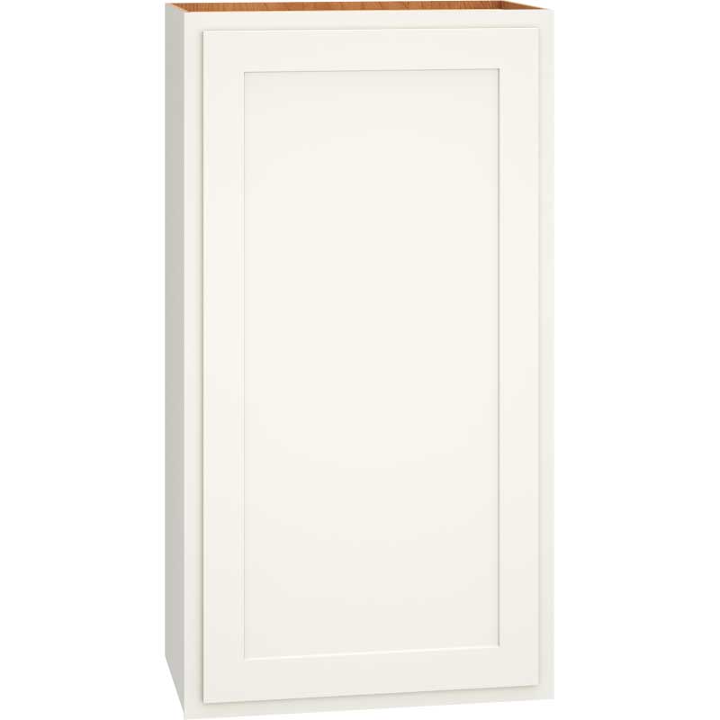 Wall Cabinet with Single Door in Classic Snow