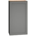 Wall Cabinet with Single Door in Omni Graphite