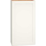 Wall Cabinet with Single Door in Omni Snow