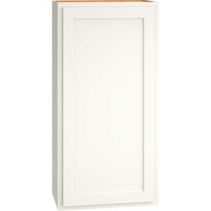 Wall Cabinet with Single Door in Classic Snow