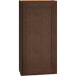 Wall Cabinet with Single Door in Classic Bark