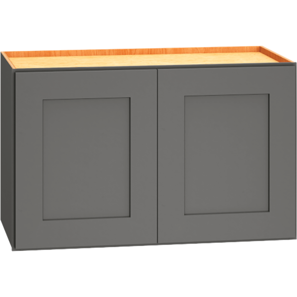 Mantra Cabinets SKU Number W2415 - 24" x 15" Wall Cabinet with Double Doors in Omni Graphite